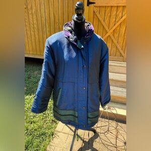 ❄️CURRENT SEEN Puffer Metallic/Irridescent Winter Coat Vintage - 1990’s❄️